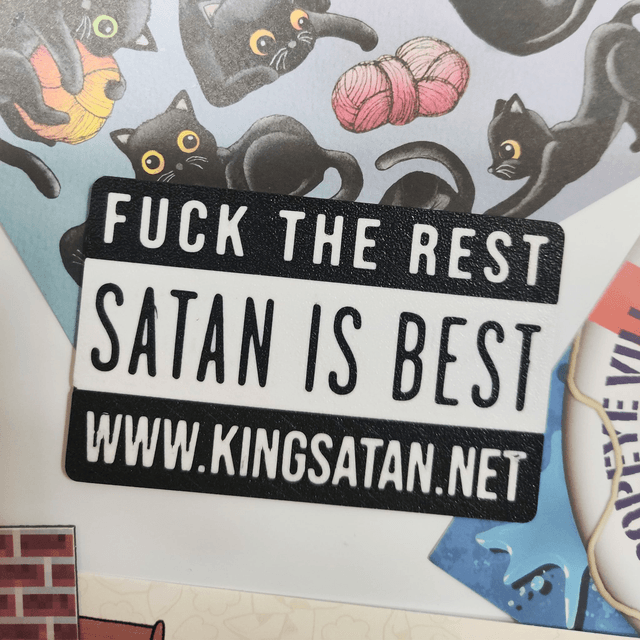 Satan is Best -magnet