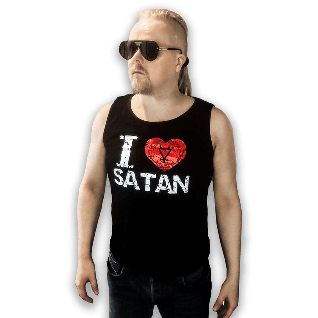 I ❤️ Satan Unisex Tank Top